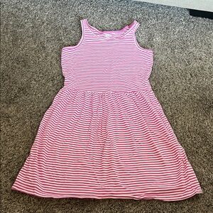 Carter's Pink and White Striped Casual Dress